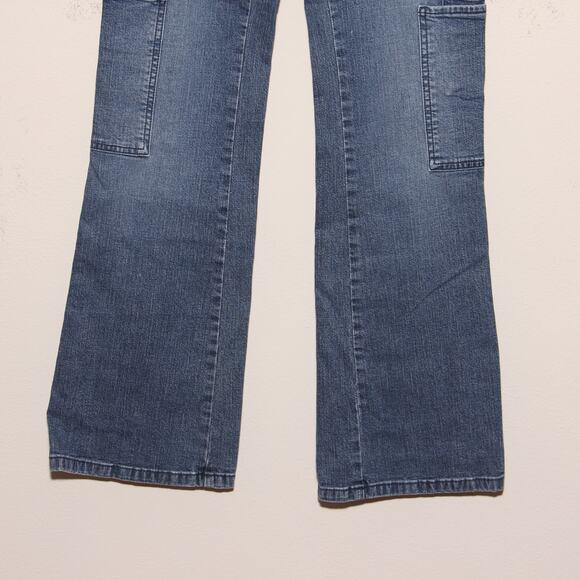 Vintage Tommy Jeans Cargo Jeans Size 5 Y2K Medium wash - Picture 4 of 9